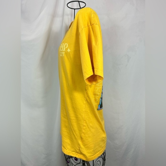 Trip City yellow graphic skeleton tee size M - Picture 8 of 9